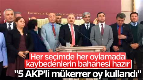 C­H­P­:­ ­A­K­ ­P­a­r­t­i­l­i­l­e­r­ ­m­ü­k­e­r­r­e­r­ ­o­y­ ­k­u­l­l­a­n­d­ı­